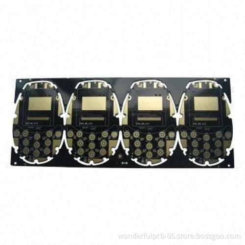 6-layer Mobile Phone PCB Board, ENIG, Black Solder Mask Color, Buried & Blind Holes, OSP and BGA